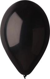 Pastelni črni baloni 26 cm (10") – 100 kosov GODAN