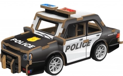 3D lesene puzzle policijskega avtomobila