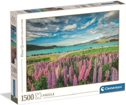 Clementoni sestavljanka Lupine ob jezeru Tekapo, 1500 koščkov
