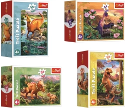 Minipuzzle Dinozavri s 54 Deli
