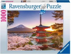 Ravensburger puzzle razgled na Fudži in češnje 1000 koščkov