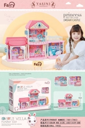 Vila za punčke s priborom