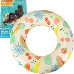 Napihljiv plavalni obroč z motivom sadja BESTWAY 61 cm