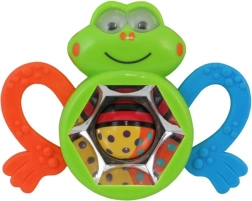Otroška ropotuljica BABY MIX žabica