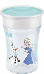 Otroška skodelica NUK Mini Magic 360° s pokrovčkom Frozen Elsa 230 ml