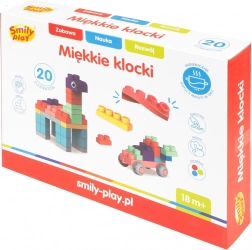 Mehke gradbene kocke – set 20 kosov