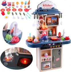 Otroška kuhinjica z hladilnikom, pečico in pomivalnim koritom – 42-delni komplet