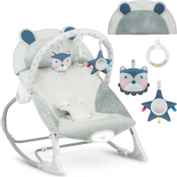 RICOKIDS vibrating bouncer and rocker – grey