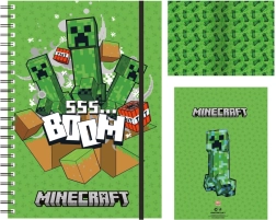 Črtasti blok z motivom Minecraft
