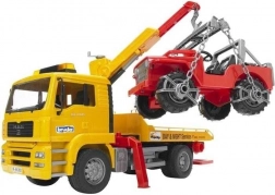 Bruder vlačilec MAN in terensko vozilo Jeep