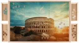 Velika tabla za sestavljanje puzzlov Malatec