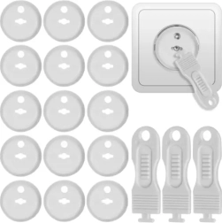 Varnostni pokrovi za vtičnice beli