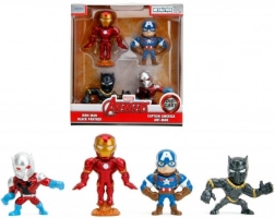 Set kovinskih figur MARVEL AVENGERS 6 cm – 4 kosi