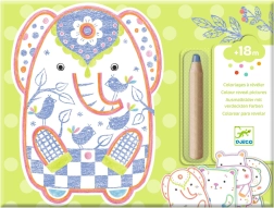 Barvanje s presenečenjem Divje živali Djeco