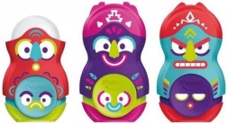 Maped šilček z radirko Loopy Totem, mešanica barv