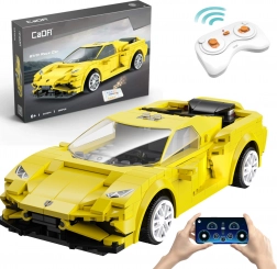 Gradbeni set CaDA EVO Race Car – rumeni RC dirkalnik 289 kosov, Dual Mode