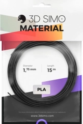 PLA filament pro 3D pero in 3D tisk – komplet 1,75 mm, 15 m (črna, zlata, srebrna)