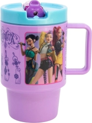 Large plastic cup with spout 530 ml K-pop: Demon Huntresses - 1 piece