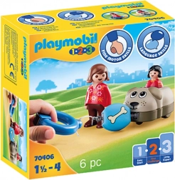 Playmobil kužek na kolescih – voziček, figurice in kocke