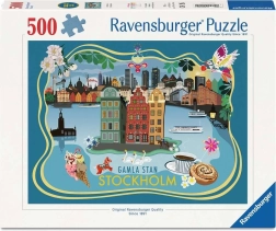 Ravensburger sestavljanka Staro mesto Stockholm 500 koščkov