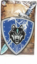 Pena meč in ščit lisica za otroke