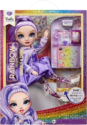 Lutka Rainbow High Sparkle & Shine Viola z vijoličnimi lasmi
