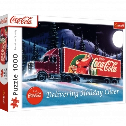 Sestavljanka 1000 koščkov XMAS COCA-COLA Božični tovornjak