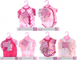 Oblačila za punčke 40–45 cm BABY ROSE na obešalniku