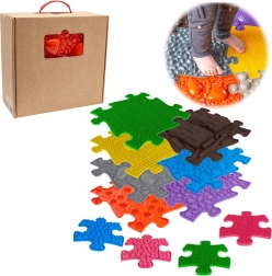 Woopie ortopedska senzorična podloga Puzzle 7 kosov + 4 majhni