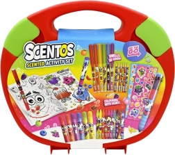 Dišeči ustvarjalni kovček Scentos za otroke