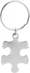 Jekleni obesek za ključe Puzzle Levi