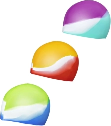 Otroška silikonska plavalna kapa BESTWAY, večbarvna, 3+