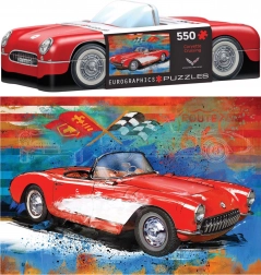 Sestavljanka v kovinski škatli Corvette, 550 koščkov
