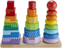 Leseni sortirni stolp FISHER-PRICE za malčke