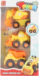 Set gradbenih vozil za najmlajše