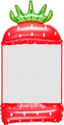 Napihljiva vodna viseča mreža v obliki jagode