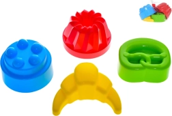 Modelčki za pesek – peščene potičke 10–12 cm, set 4 kos