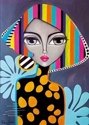 Sestavljanka barvito dekle 1000 koščkov MAGNOLIA