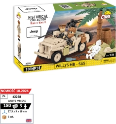 Konstruktor COBI HC WWII – Willys MB SAS 1:35