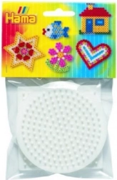 Podloge za likalne perlice Hama MIDI – krog, kvadrat in šesterokotnik, 3 kosi