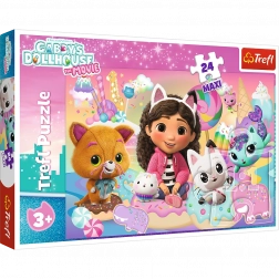 Sestavljanka 24 maxi – mačji svet GABBY TREFL