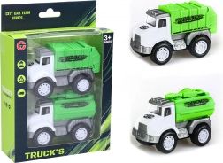 Čistilni avtomobilčki na vztrajnik – set 2 kosov (10 cm)