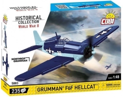 Komplet za sestavljanje letala GRUMMAN F6F HELLCAT 1:48 (235 delov)