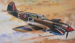 Model letala Curtiss P-40K Kittyhawk Mk. III 1/72