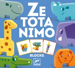 Sestavljanke kocke z živalskimi motivi iz ZOO od Djeco
