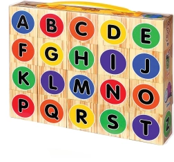 Pene kocke za učenje s črkami, številkami in slikami, 20 kosov