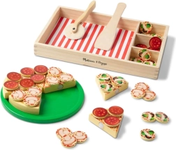 Wooden Pizza for Cutting and Stacking