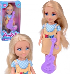 ankiki punčka s kitaro 14 cm