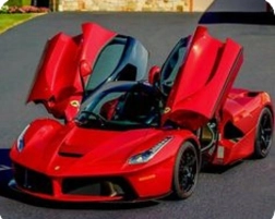 Diamantna mozaična slika – rdeči avto