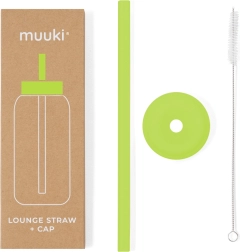 MUUKI Lounge Slamica z Pokrovčkom Electric Lime